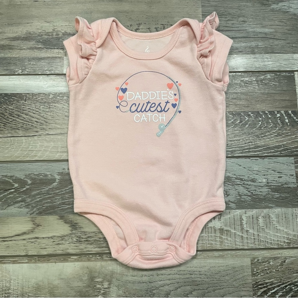 Lullaby Lane Onesie Daddy’s Little Catch 6-9 Months